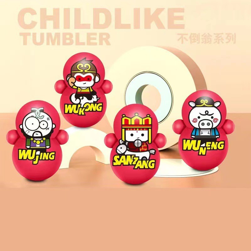 西游记人物不倒翁 桌面摇头小摆件 新款抖音网红小礼品小赠品批发