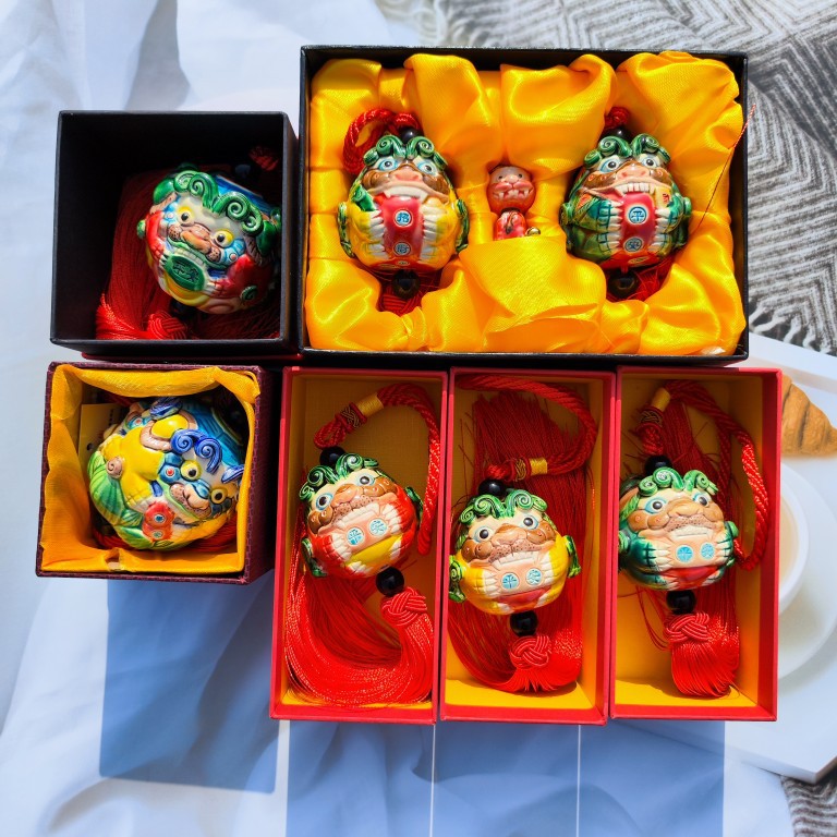 厦门风狮爷交趾陶金门风狮爷挂件平安石狮子禧狮旅游纪念-阿里巴巴