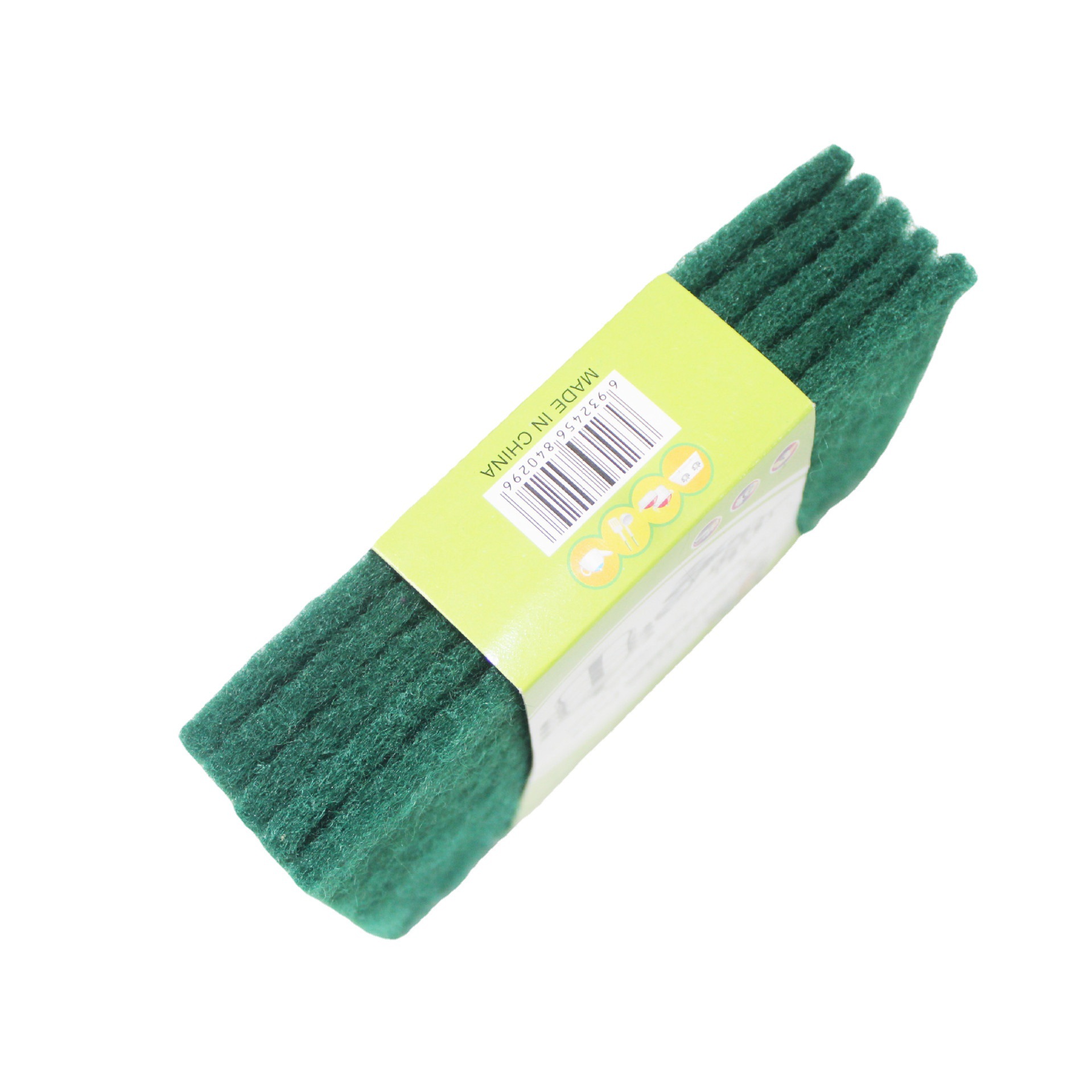 Cleaning Green Double-Sided Scouring Pad Brush Pot Dishcloth Daily Necessities Kitchen Rag Cleaning Supplies Factory Wholesale
