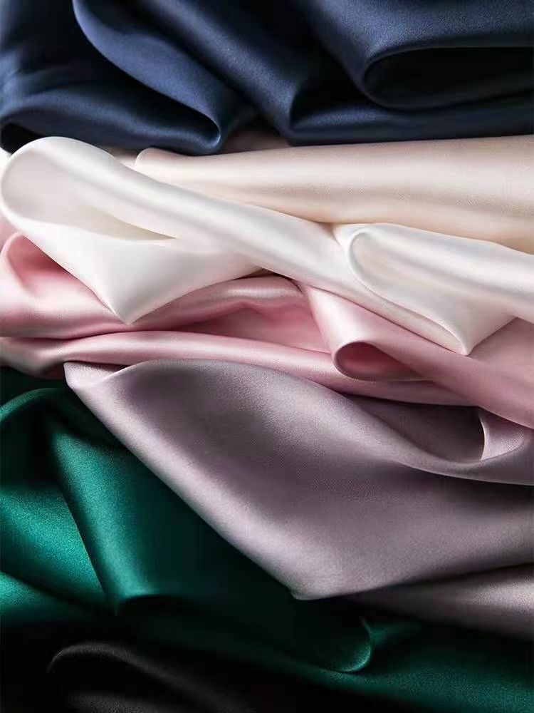 阳离子华尔缎仿醋酸缎面料礼服连衣裙女装布料时装弹力婚纱面料