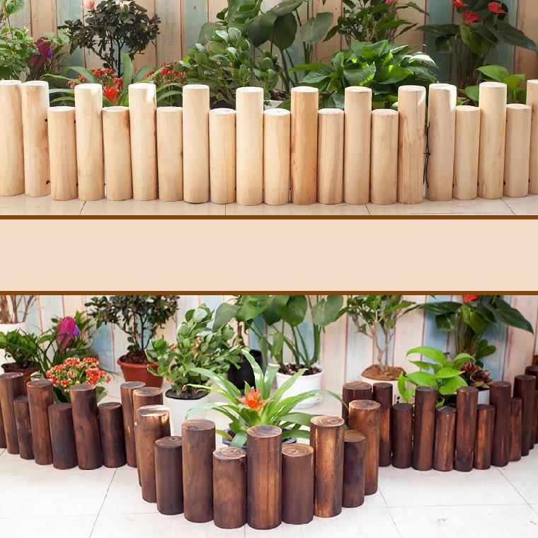 落地式花槽木栅栏装饰创意大棚庭院室内花园栅栏围栏篱笆户外栏杆