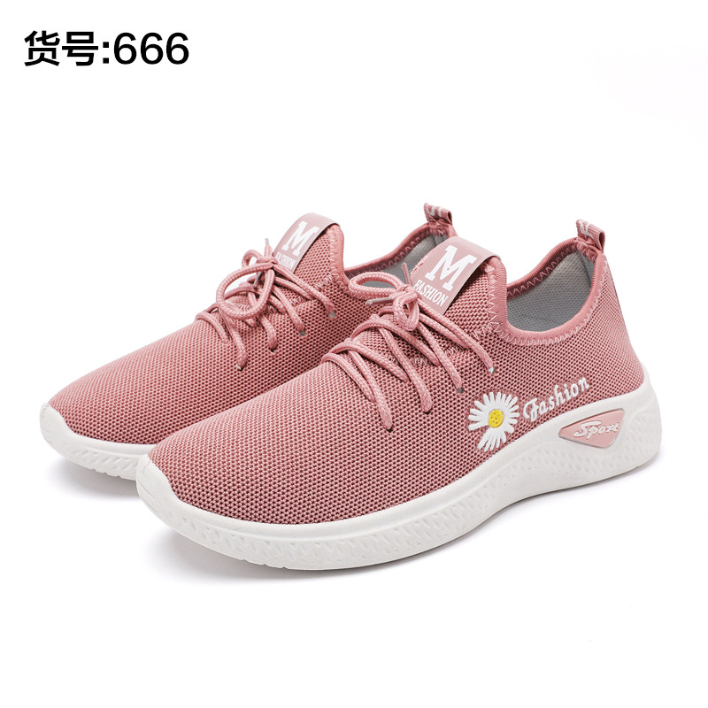 Processing Custom Spring New Old Beijing Cloth Shoes Female Walking Shoes Low Top Shallow Mouth Student Sports Casual Shoes Wholesale