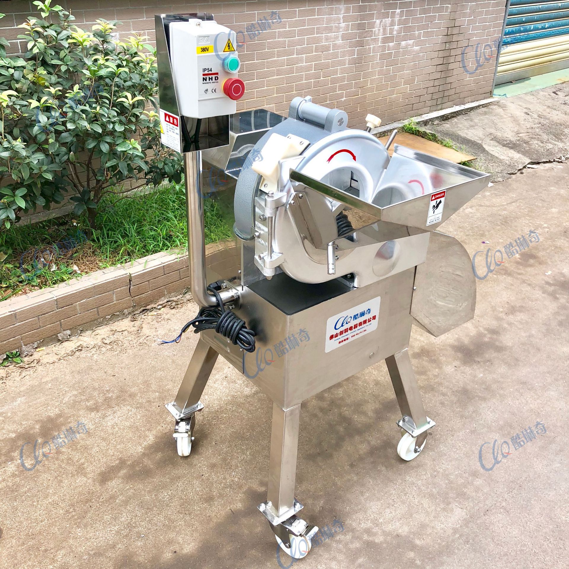 a芒果果粒机洋葱切丁机高速三维立体切丁机椰子蒜头切粒机刨粒机