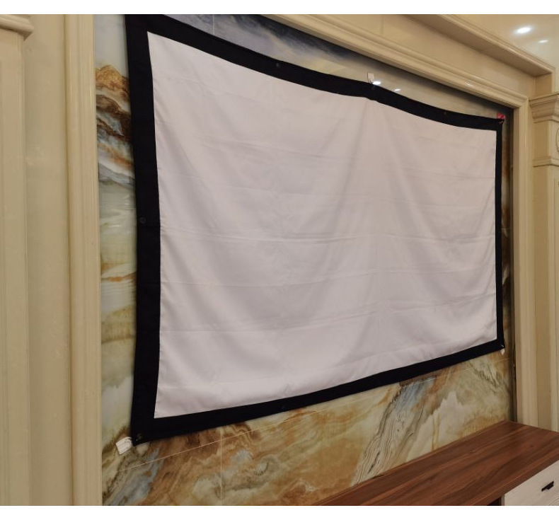 户外电影幕布老式露营电影幕100/200/300寸影子舞皮影戏投影幕布