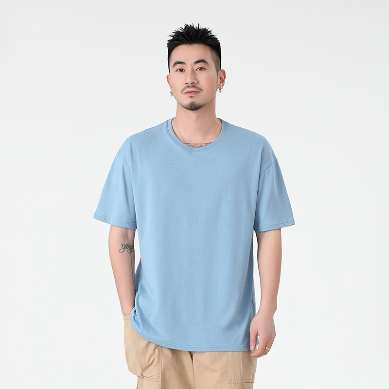 餐饮短袖纯棉t恤班服工作服团建工装厂服 印logo班服国潮演出学生