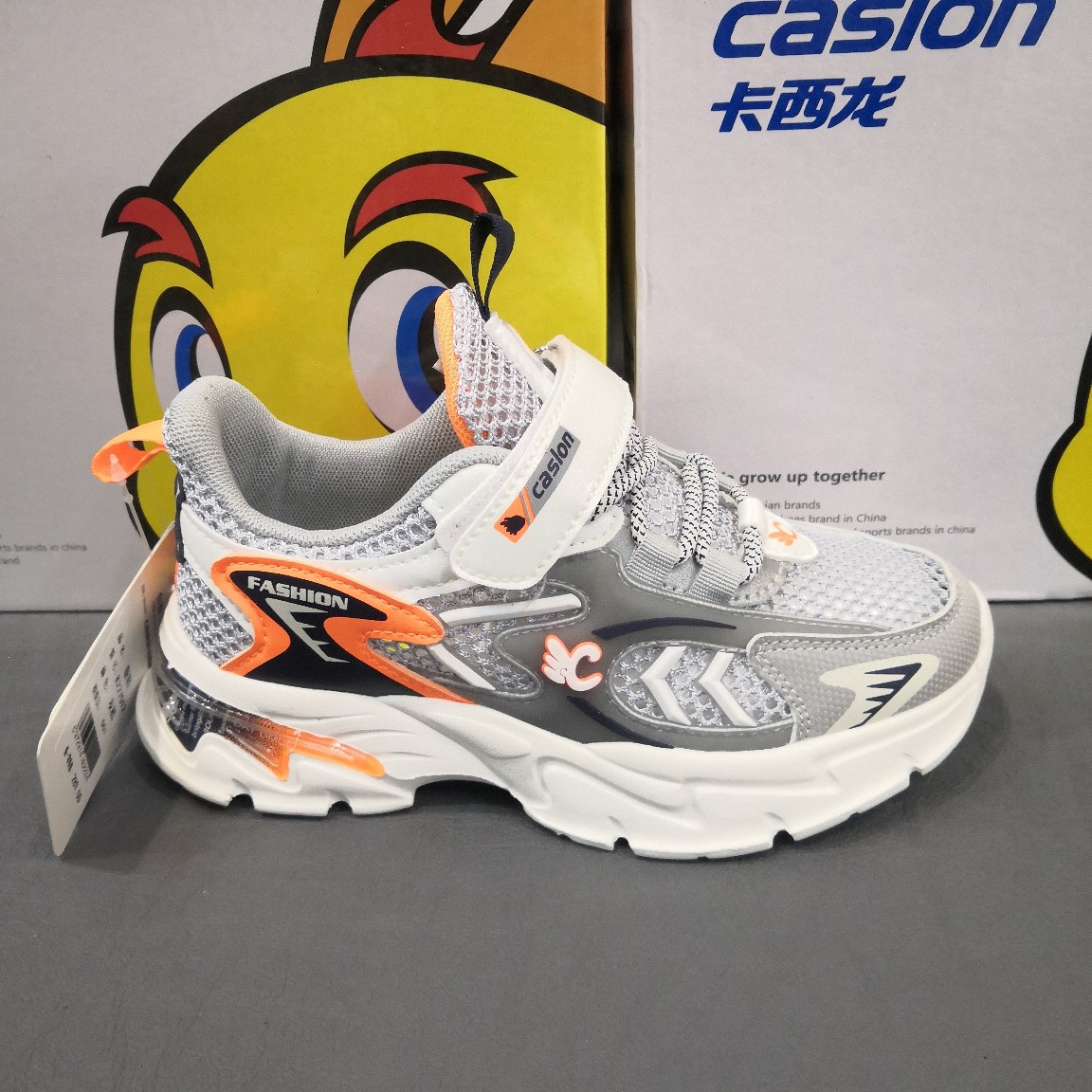 卡西龙童鞋男童夏季镂空现货轻便运动网面女童网布透气童鞋现货