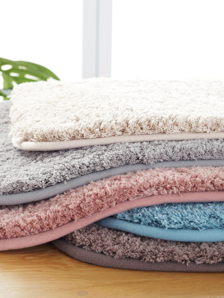 加厚卫生间门口地垫茸绒进门床边地毯家用吸水脚垫门垫浴室防滑垫