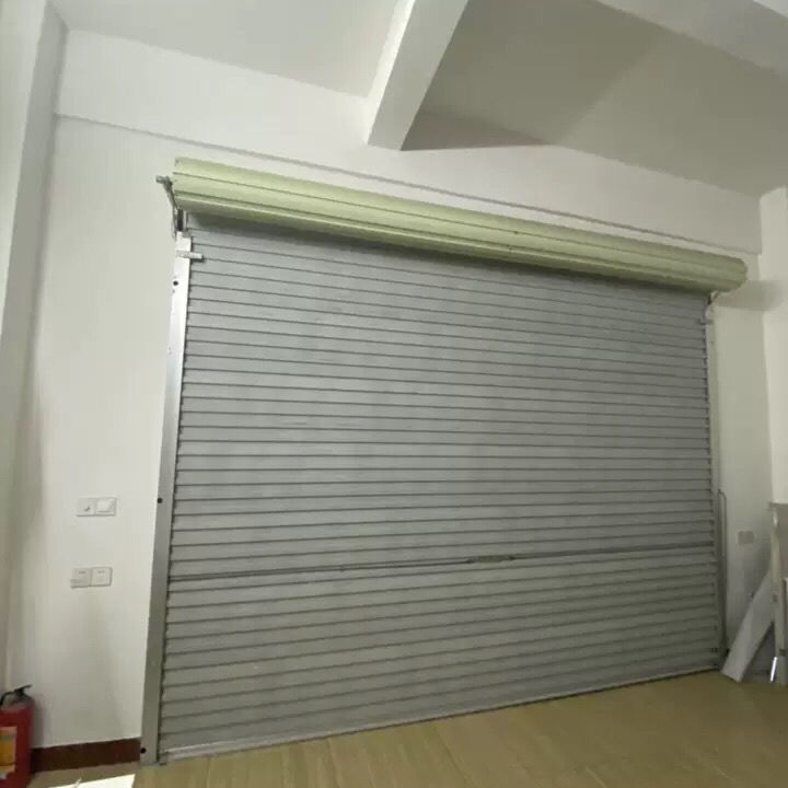 广州厂家批发彩钢静音手动卷帘门家用车库门商铺电动卷闸门