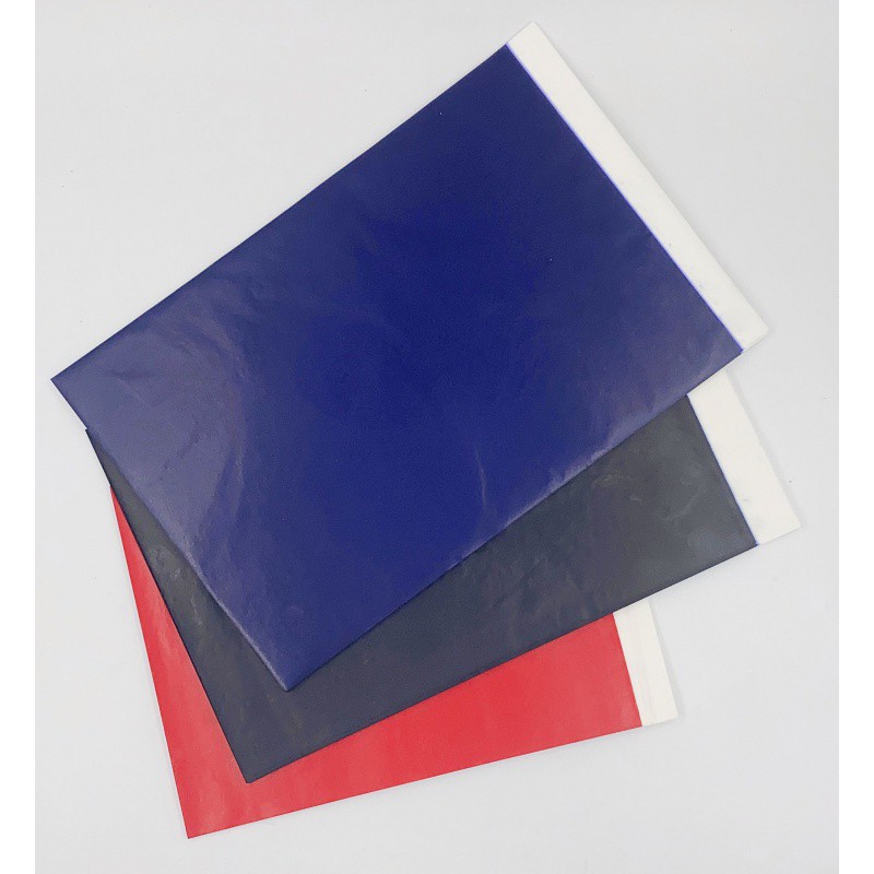 16k复写纸蓝色a4双面复写16开手写复印纸48k透蓝纸印色纸复刻32k