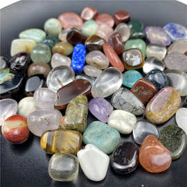 100g优质天然七彩水晶石水晶碎石七彩宝石供佛宝石鱼缸造景石