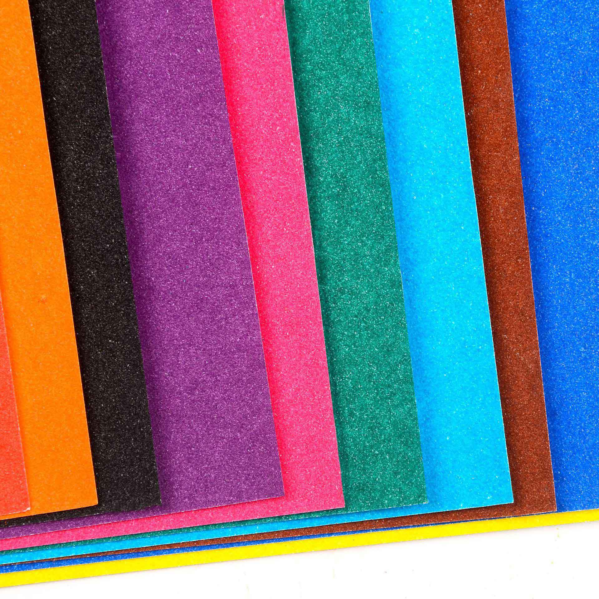 8k4k16k彩色沙纸彩砂纸砂画纸儿童创意美术涂鸦绘画纸创意人工纸