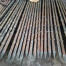 隧道土钉倒刺小导管 倒刺式钢管土钉48*3.5边坡支护土钉管厂家
