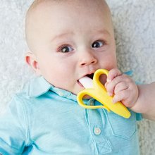 母婴用品婴儿香蕉牙胶磨牙棒咬咬乐食品硅胶水果牙胶宝宝训练牙刷