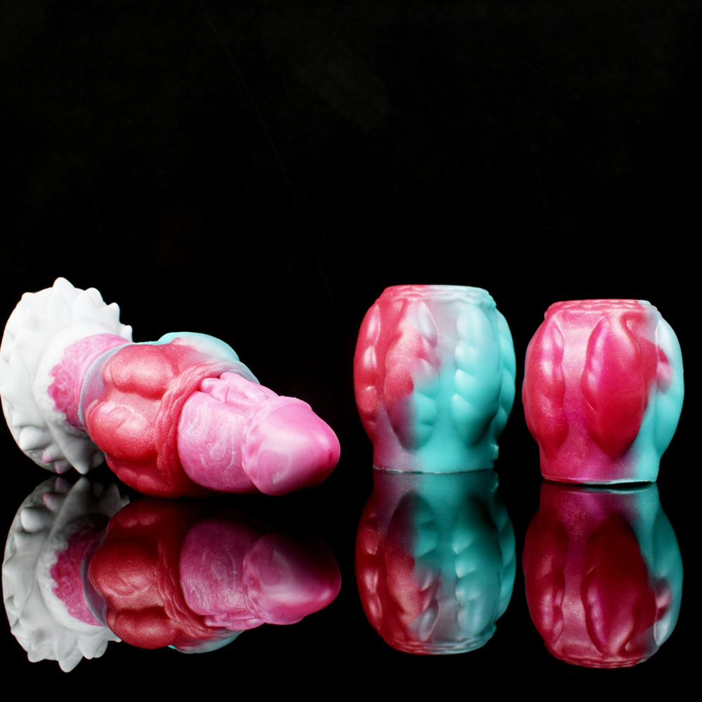 yocy男用穿戴阴茎套锁精环狗结女用空心阳具环情趣用品贞操锁阴茎