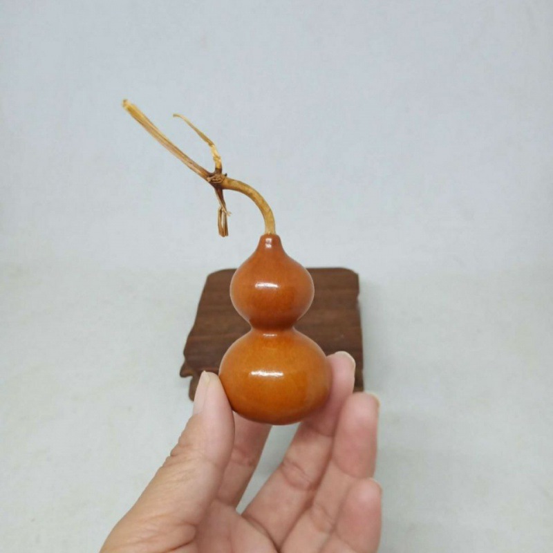 小葫芦手捻把玩品特小真文玩葫芦手把件带盘随身的手把件随机发