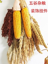 农家乐小院装饰玉米挂件麦穗水稻干花五谷杂粮田园农作物丰登仿真