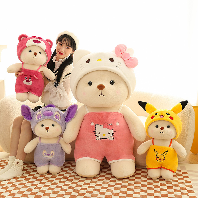 Factory Direct Sales Lily Bear Bear Handmade Teddy Bear Doll Toy Doll Plush Lina Bear Toy Gift