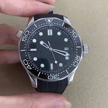 NH35机芯自动机械手表不锈钢表壳无菌表盘橡胶表带防水手表