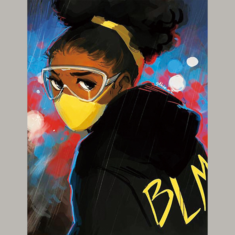 新款篮球女孩gigi热转印烫画贴 服装书包布袋袖套等手工diy烫图