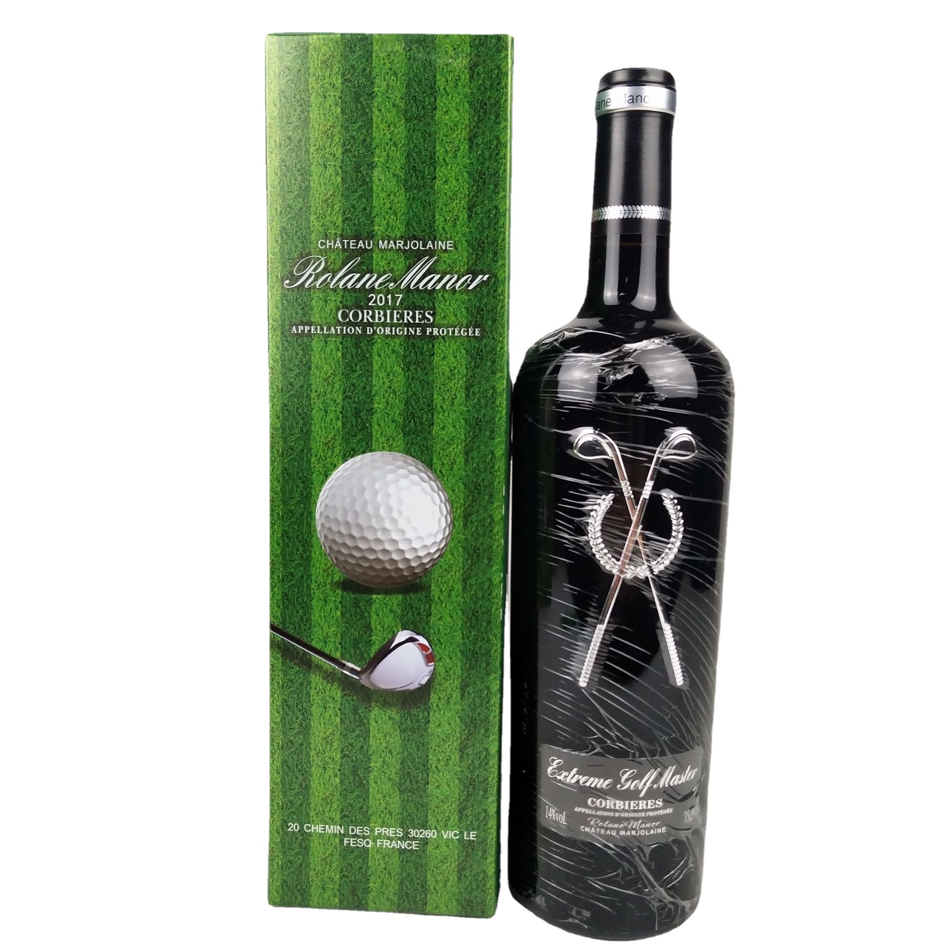 法国进口红酒 重型瓶礼盒包装 云穆庄园至尊高尔夫大师干红葡萄酒