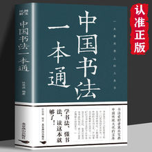 正版 中国书法一本通 毛笔字临摹练习 书法常识练习方法 作品鉴赏