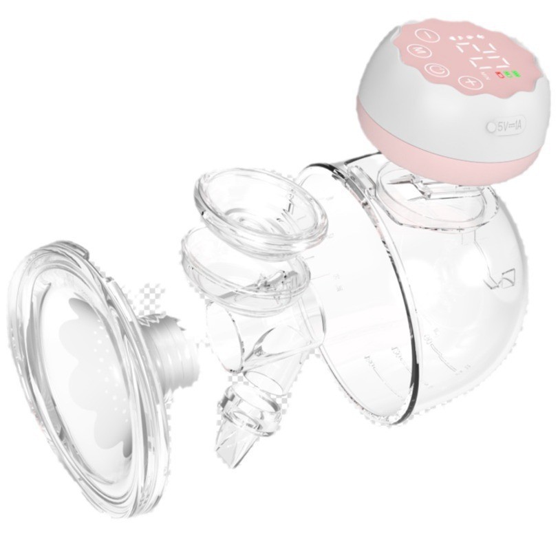cross-border new arrival comfortable single bilateral integrated electric breast pump portable mute automatic high suction