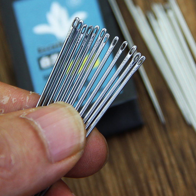 20根牌手缝钢针 老式铁针 小号绣花针家用缝衣服练习视力小针