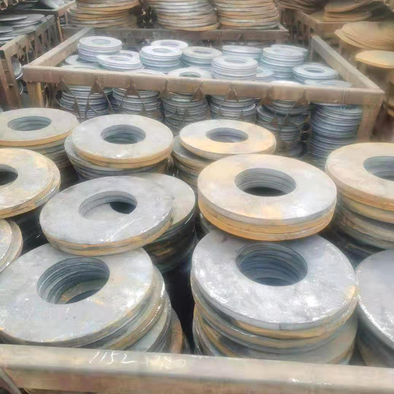 热扩法兰毛坯 热扩大口径法兰毛坯 冲压盲板 冲压大小圆片l