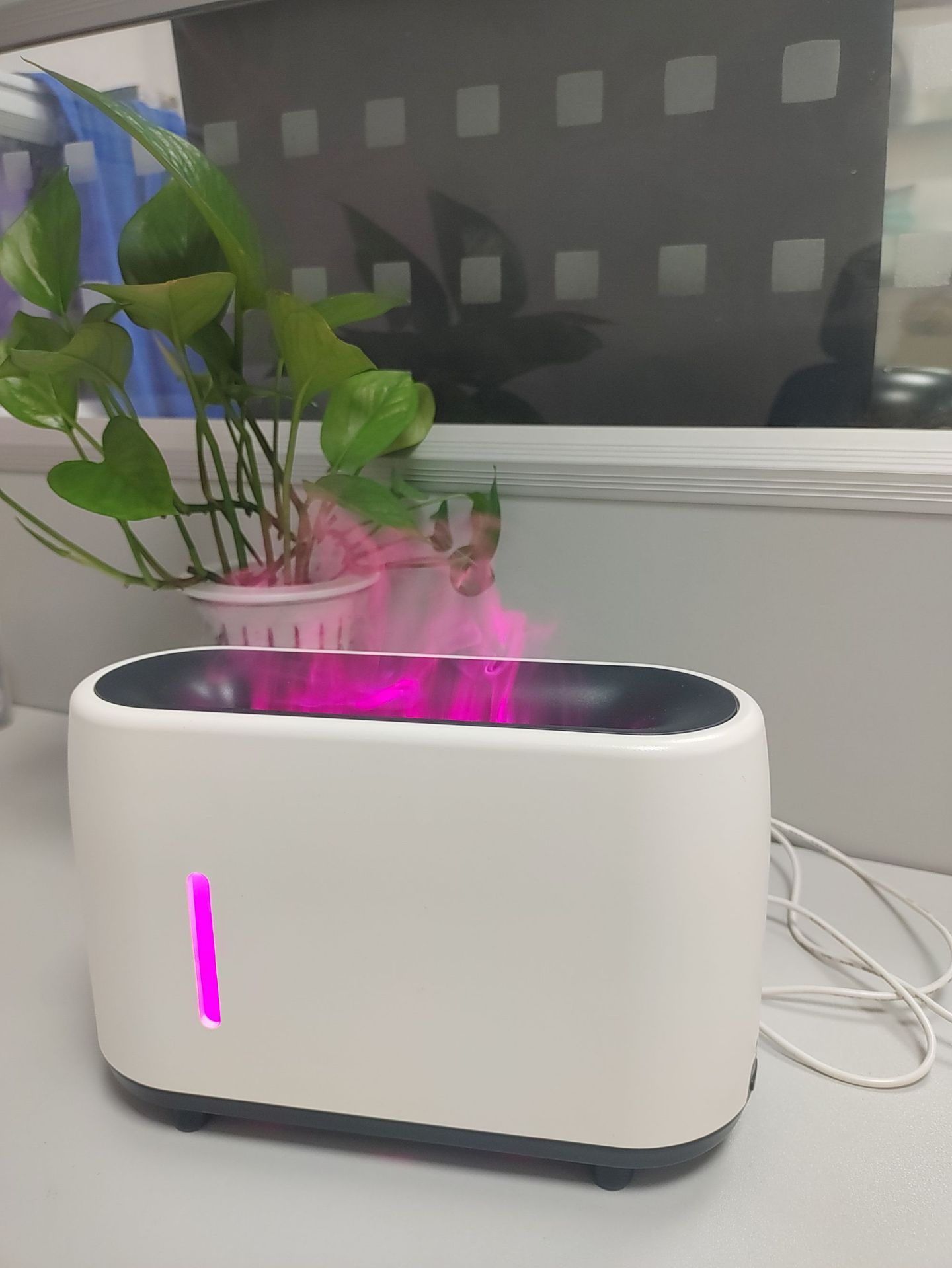 Spray Circle Volcano Humidifier Simulation Jellyfish Flame Aroma Diffuser Volcano Aroma Diffuser Essential Oil Diffuser