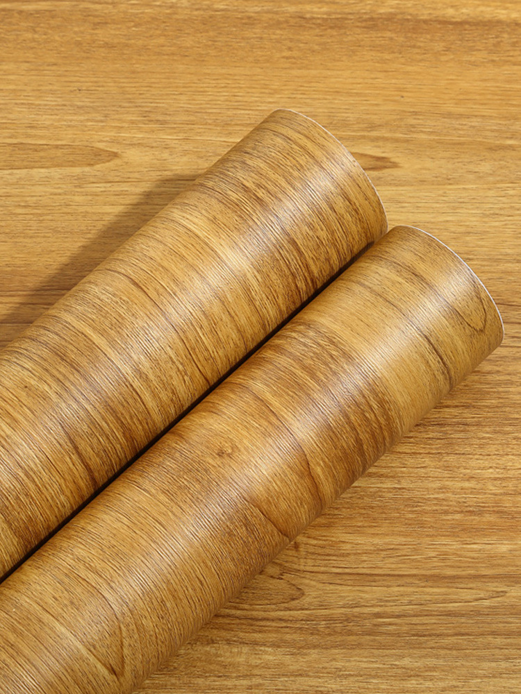 加厚楠木木纹门贴自粘纸柜防水桌面贴纸家具翻新墙贴木板木纹纸