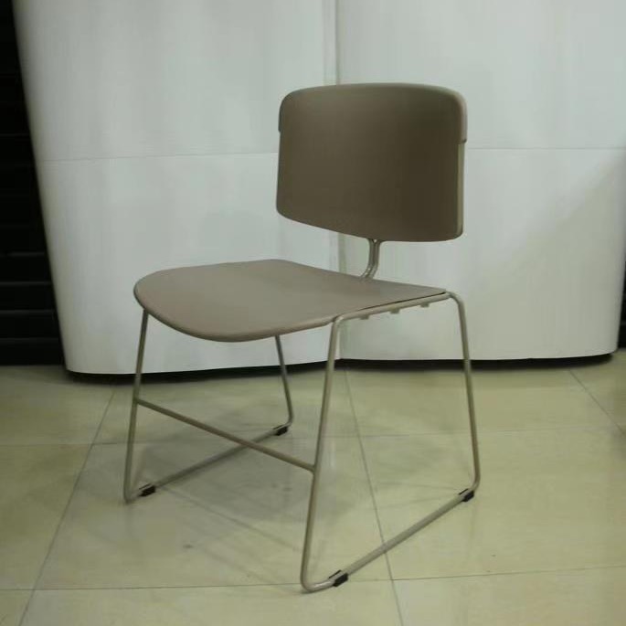 高品质塑胶会客椅办公椅电脑椅塑钢公司洽谈接待培训餐厅椅