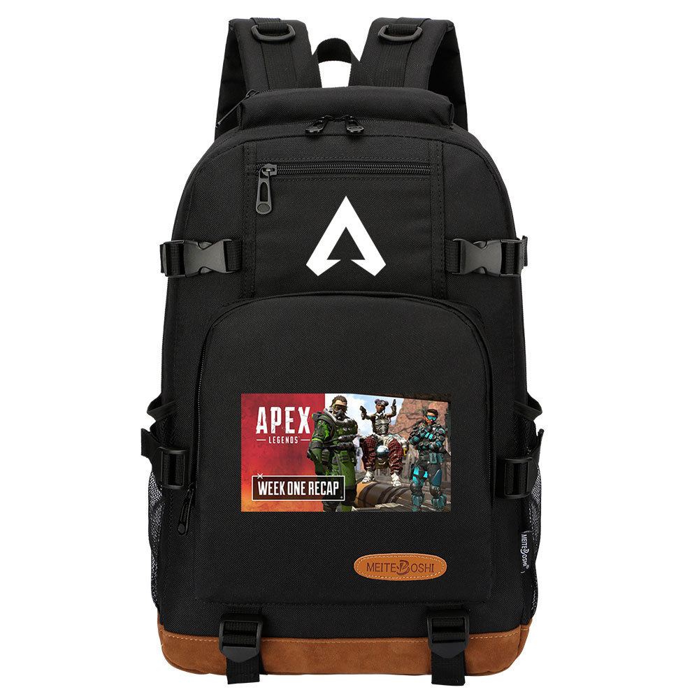 新款游戏apex英雄牛津布青少年大号学生书包男女旅行双肩背包