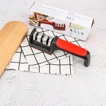 工厂直供家用菜刀多功能快速磨刀厨房开刃专用石高精度砂轮磨刀器
