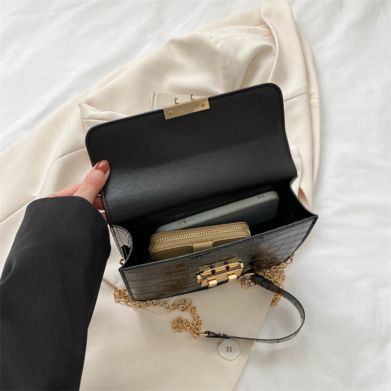 Advanced Texture Small Bag for Women Summer All-Matching 2023 New Trendy Niche Ins Shoulder Messenger Bag for Women Fashion Bag