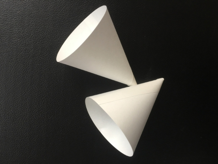 4oz不卷边一次性锥形纸杯/尖杯 办公杯 机场公共场所用纸杯5000个