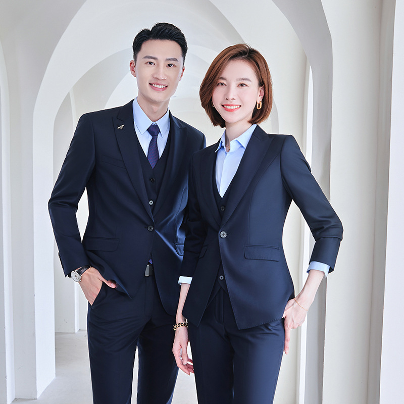 职业羊毛西服套装男女单位行政领导经理公务员国企工作服商务正装