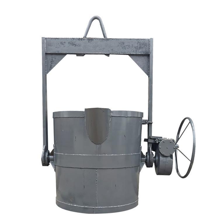 金属铸造行业用 可定制1吨钢水包安全性能高钢厂用浇注包