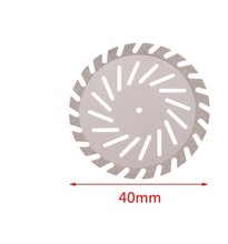 牙科 带锯齿大砂片 镂空孔 40mm直径 石膏模型切片 金刚砂磨片