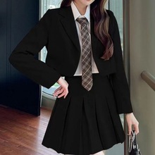 学院风套装女韩系校园西装2024早春新款女装jk全套一整套全身韩版
