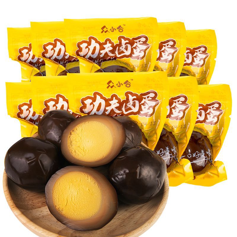 功夫卤蛋30g/袋卤香味无壳散装小鸡蛋泡面搭档便携小包装