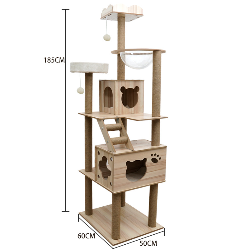 Daifa Foreign Trade Pet Supplies Cat Climbing Frame Cat Nest Cat Scratch Board Cat Tree Cat Supplies Pet Cat Toys Space Capsule