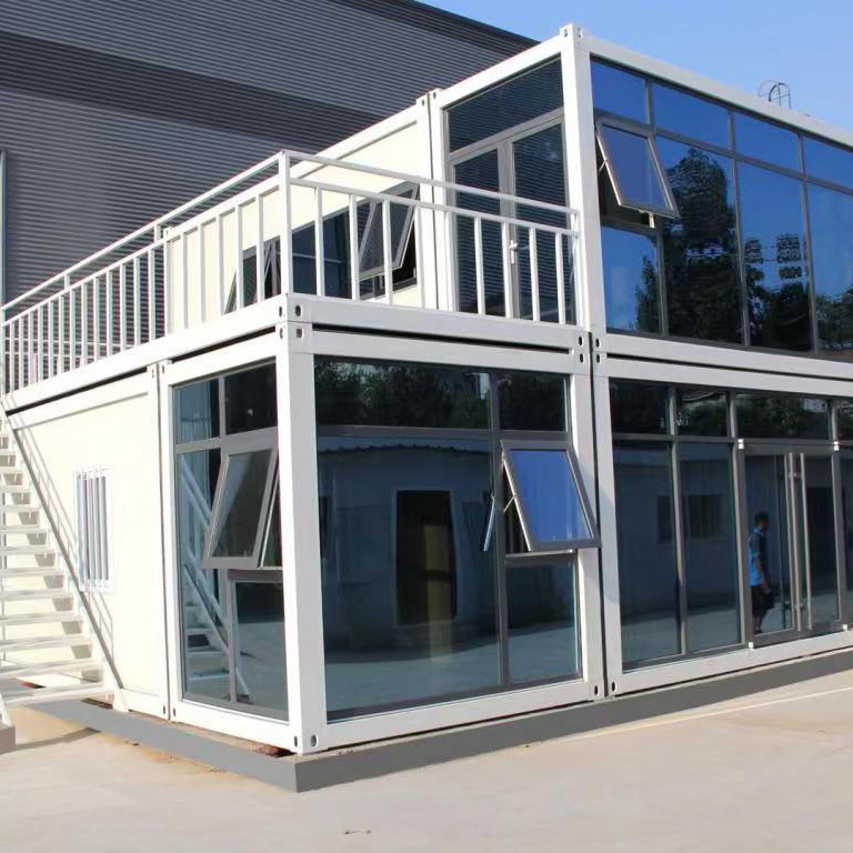 打包箱集装箱移动房住人办公室工地临时彩钢房组装可拆卸活动板房