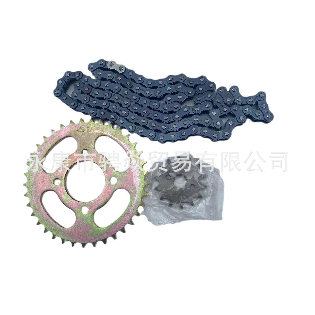四轮越野沙滩车配件 小公牛链条链轮链盘大小飞一套 420/428-37齿