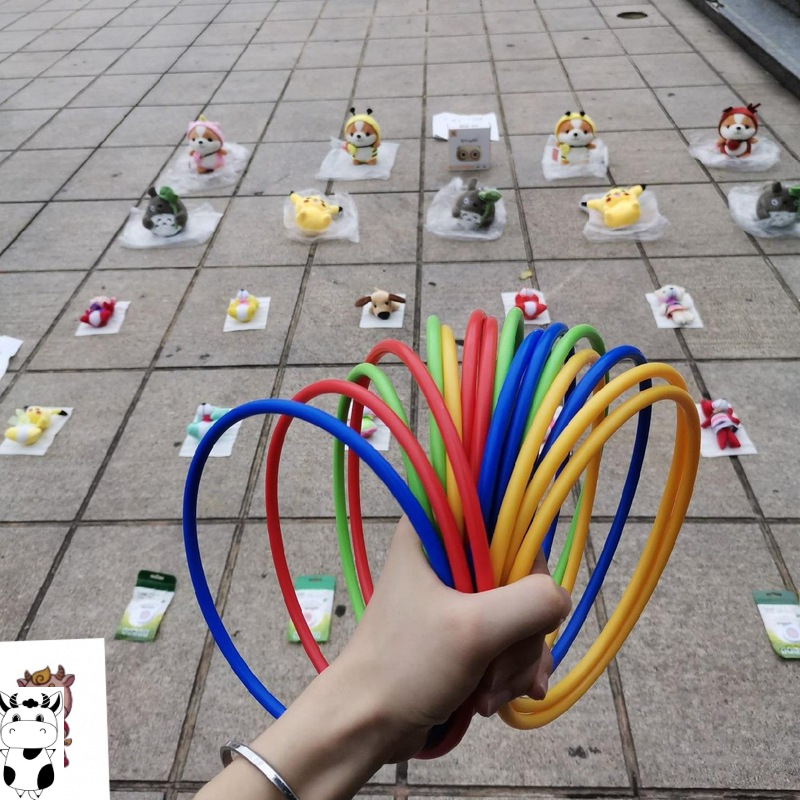 套娃娃圈圈空心摆摊地摊套圈玩具塑料扔套圈圈儿童节公司游戏