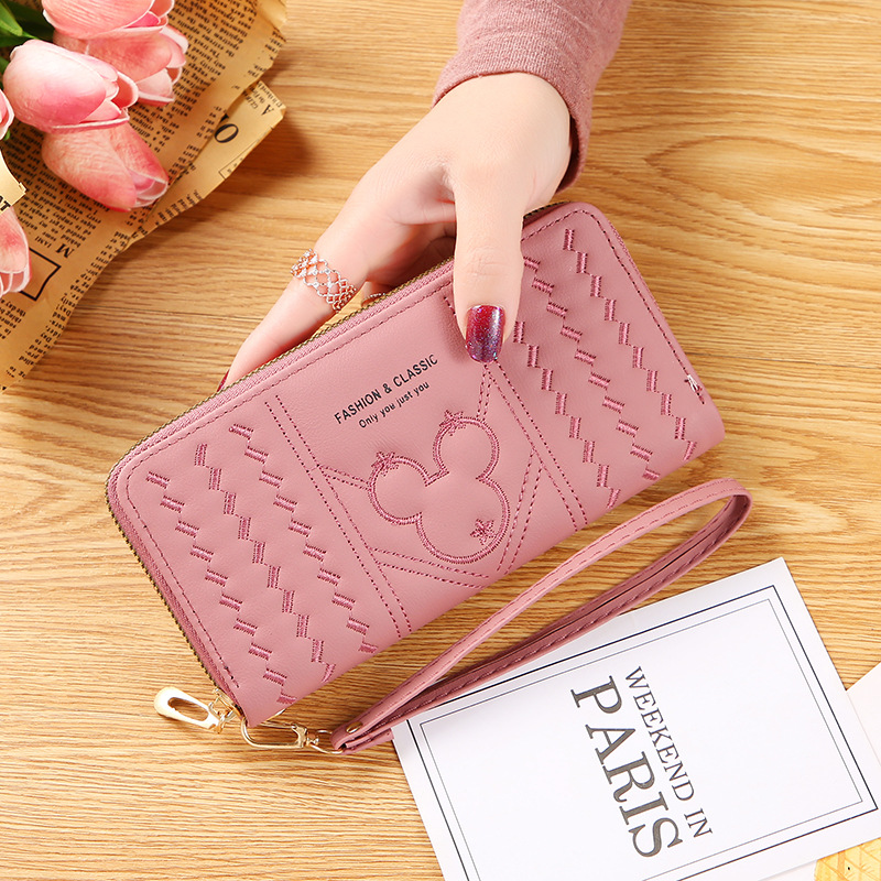 women‘s wallet clutch long wallet korean style handbag multi-function card holder mobile phone bag coin purse wallet