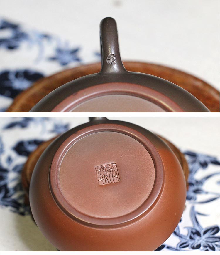非紫砂广西钦州坭兴陶茶壶线刻意境纯手工制作窑变合欢壶张振和