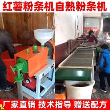 红薯粉条机小型家用土豆粉米粉加工粉条机自熟全自动商用粉丝机器