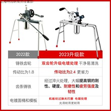 不锈钢面条机小型压面机手动饸饹机河捞机饸络机7模具家用商用施