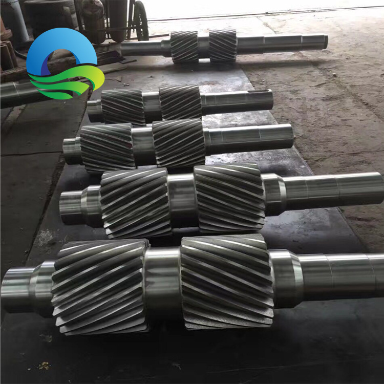 齿轮箱齿轮齿轴组合件来图定制河南厂家加工磨齿直齿轴