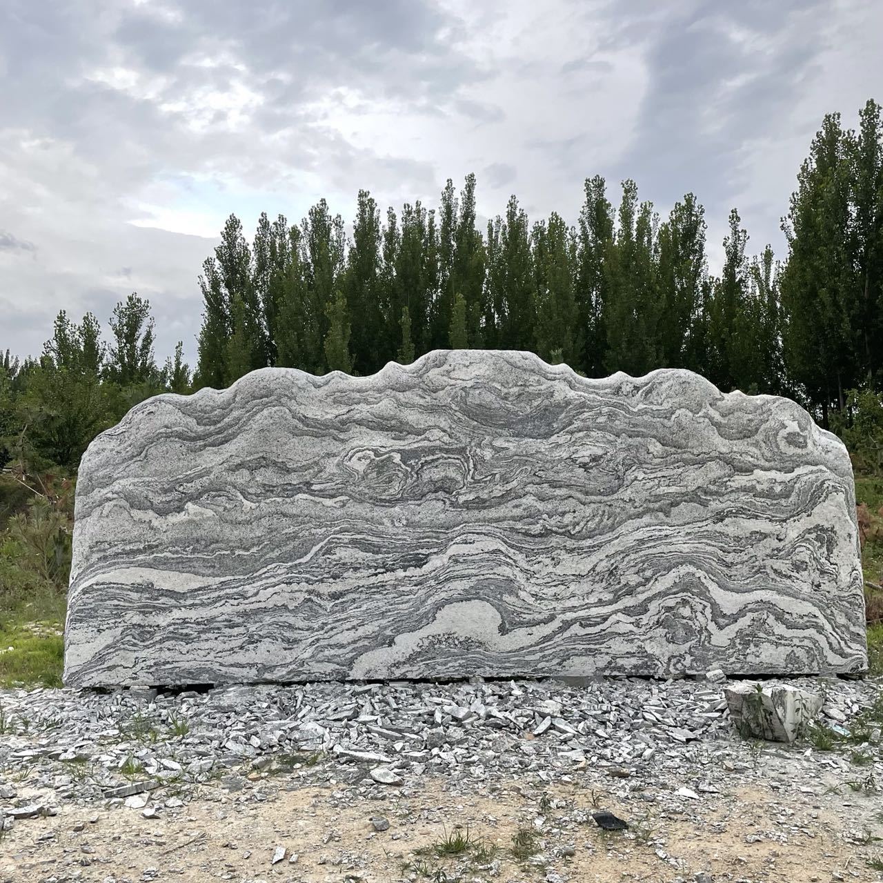 0成交0斤相似景观石刻字门牌石自然风景石厂家按图制做天然雪浪石景墙